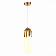 SL1579.303.02 Подвес ST-Luce Латунь/Латунь, Белый LED 2*14W 3000K МОФИСТО 500_191_2952216